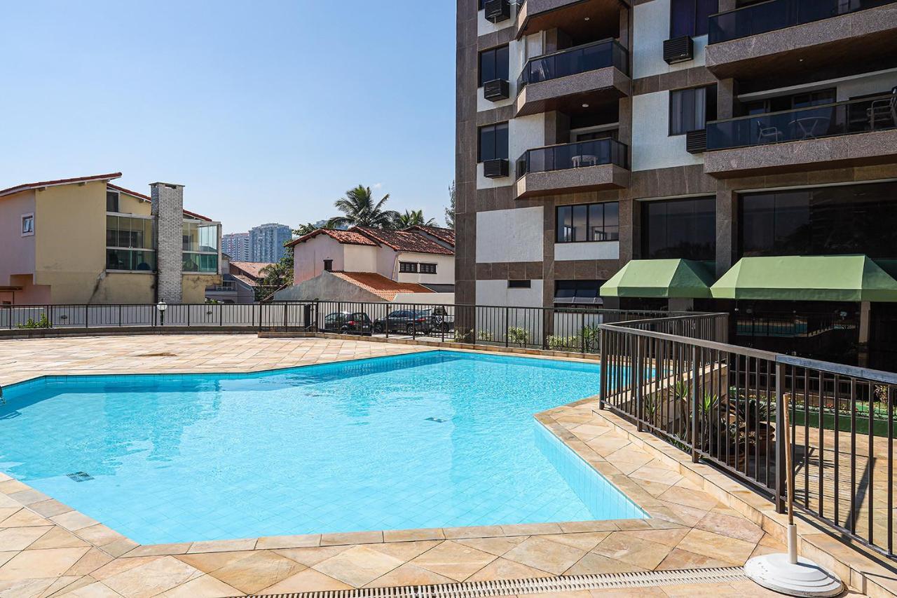 Acolhedor Flat A Beira-Mar Na Barra Da Tijuca Lägenhet Rio de Janeiro Exteriör bild