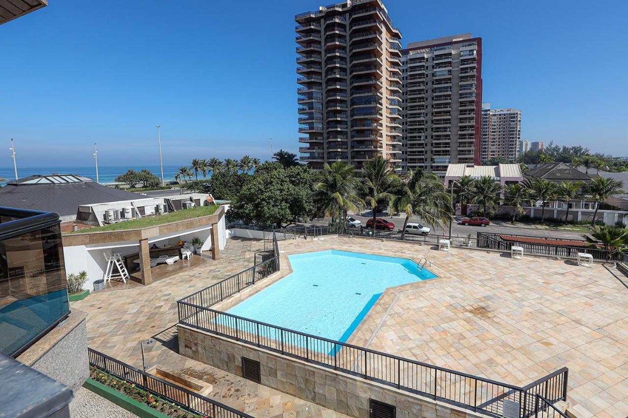 Acolhedor Flat A Beira-Mar Na Barra Da Tijuca Lägenhet Rio de Janeiro Exteriör bild