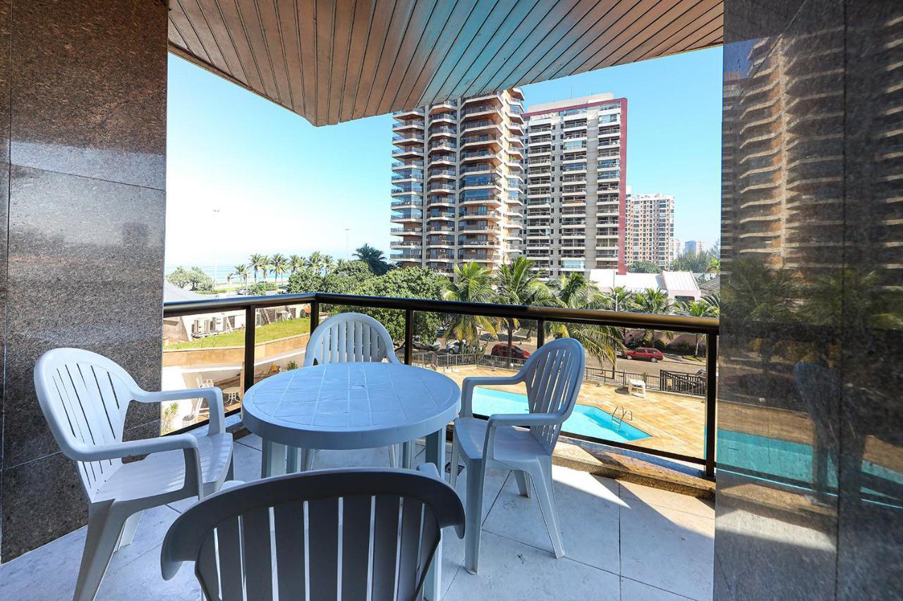 Acolhedor Flat A Beira-Mar Na Barra Da Tijuca Lägenhet Rio de Janeiro Exteriör bild