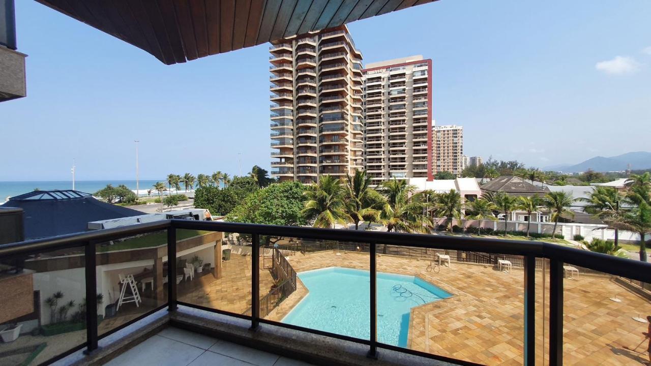 Acolhedor Flat A Beira-Mar Na Barra Da Tijuca Lägenhet Rio de Janeiro Exteriör bild
